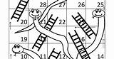 Ladders Snakes sketch template