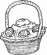 Easter Coloring Basket Pages Baskets Holidays Colouring Clipartbest Clip Books Comments sketch template
