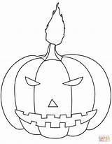 Halloween Jack Lantern Coloring Pumpkin Pages Printable Supercoloring Kids Puzzle sketch template