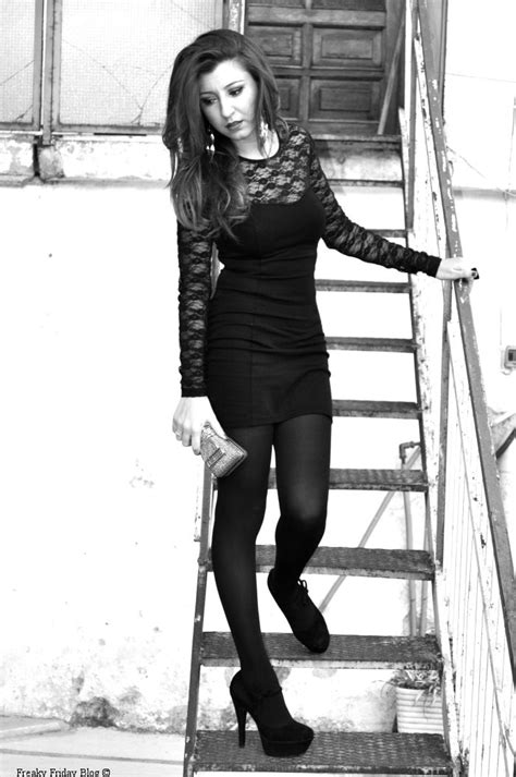 black lace freaky friday fashion blogger sabrina musco