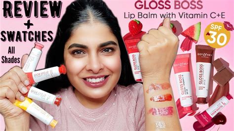 Dot And Key Gloss Boss Lip Balm Review And Swatches Dot And Key Lip Balm