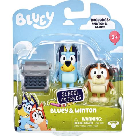 bluey figurines assorted  pack woolworths