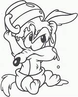 Looney Tunes Coloring Baby Pages Para Colorear Toons Coloriage Coyote Imprimer Dibujos Taz Bebes Disney Dessin Bunny Bugs Le Pour sketch template