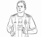 Coloringpagesonly Gonzalo Higuain sketch template