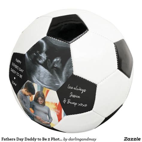 fathers day daddy    photo personalized soccer ball zazzlecom