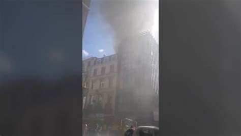 Mayfair Fire Smoke Pours From Roof As 60 Firefighters Tackle