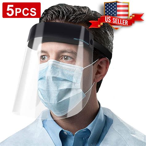 unisex pcs face shield safety full face shield transparent visor