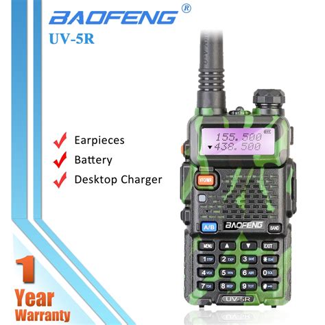 baofeng uv 5r green walkie talkie uv 5r two way dual band ham radio