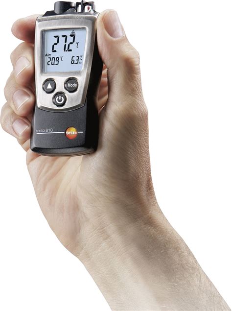 testo  infrarood thermometer optiek   tot   contactmeting conradnl