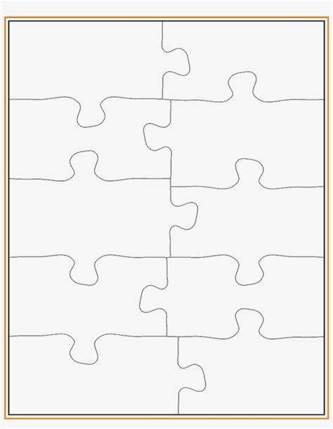 blank puzzle  pieces transparent png
