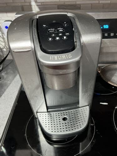 keurig  elite  single  cup pod coffee maker brushed silver  good tested  ebay