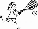 Tennis Coloring Pages Coloriage Kids Logo Garros sketch template