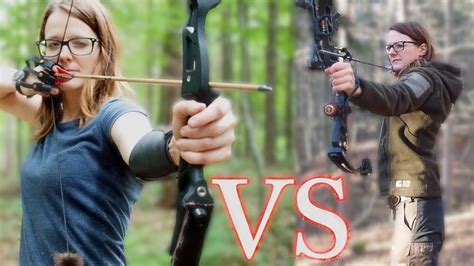 compound bow  recurve bow    youtube