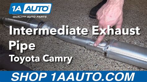 replace intermediate exhaust pipe   toyota