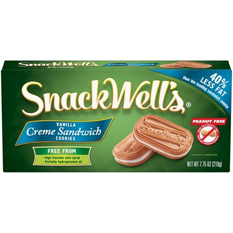 snackwells vanilla creme sandwich cookies  oz pack walmartcom