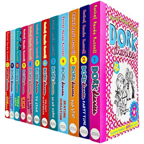 dork diaries series  book collection set  rachel renee russell