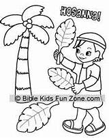 Palm Sunday Coloring Getcolorings Lessons sketch template