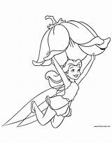 Coloring Rosetta Pages Fairy Fairies Disney Disneyclips Printable Tinker Bell Periwinkle Silvermist Iridessa Parachute Funstuff sketch template