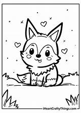 Coloring Foxes Iheartcraftythings Fantastic Very sketch template