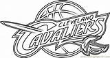Cleveland Coloring Cavaliers Nba Pages Sports Coloringpages101 Color Printable Kids Print Template sketch template