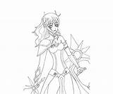 Leona sketch template