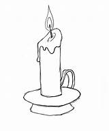 Candle Drawing Candles Pages Christmas Wax Coloring Burning Drawings Birthday Colouring Getdrawings Melted Colouri sketch template