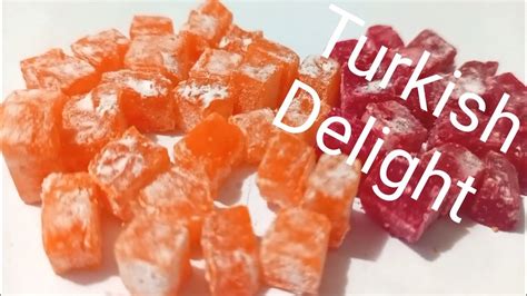 Authentic Turkish Delight Recipe Lokum Recipe Youtube