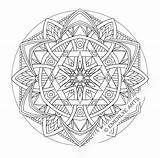 Coloring Mandala Pages Advanced Printable Level Getcolorings sketch template