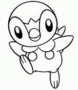 Piplup Coloring Pages Pokemon Para Colorear Printable Buscar Color Clipart Popular Print Colorea Library Getcolorings Getdrawings sketch template
