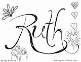 Ruth Coloring Pages Book Children Bible Ministry Kids Lesson Naomi Colouring Story Faithful Choose Board Printable Study Getdrawings Visit Color sketch template