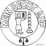 Kinderrechte Bildung Recht Ausmalen Mandalas Kidsweb sketch template