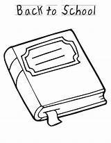 Coloring Pages Books Book Printable School Popular sketch template