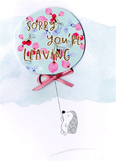 leaving greeting card cards