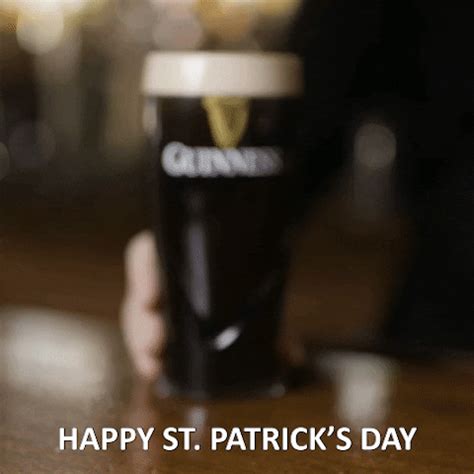happy st patricks day gif  guinness  find share  giphy