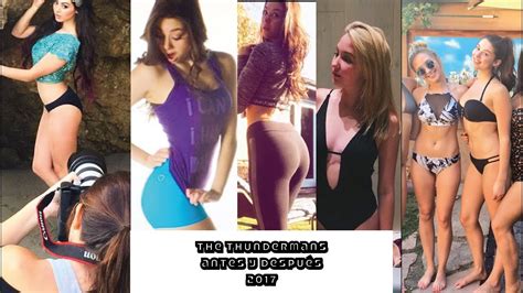the thundermans antes y después 2018 ★ chicas muy sexys youtube