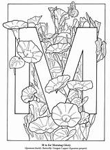 Coloring Pages Alphabet Adults Adult Letter Welcome Sheets Dover Printable Getcolorings Color Letters Getdrawings Colorings Search Drawings Doodle Flower Book sketch template