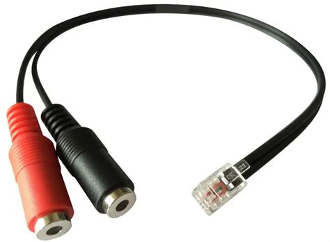 pcslot  shipping pc headset  pc rjrjrj headset plug adapter dual mm jacks