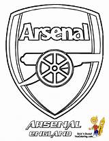 Coloring Football Colouring Pages Soccer Printable Arsenal Teams Boys Logo Manchester Team Kids Print Cool United Fifa Yescoloring Sheets English sketch template