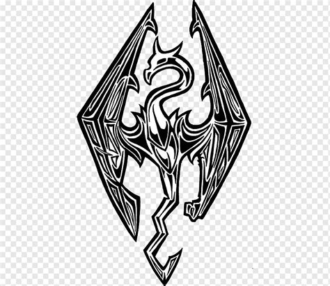 skyrim logo drawing