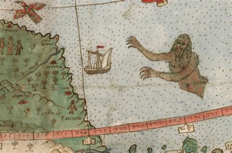 Map From 16th Century Shows Unicorns And Centaurs Roamed