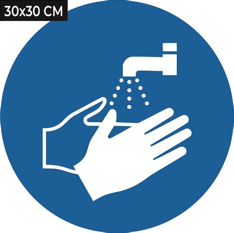 handen wassen corona stickers