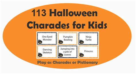 halloween charades  kids