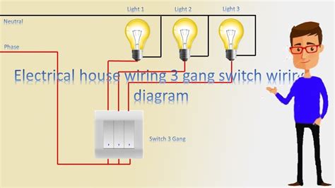 house wiring  gang switch wiring diagram  gang switch switch