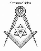 Freemason Vector Symbols Masonic Compass Square Freemasonry Mason Signs Tattoo Logo Symbol Getdrawings Emblem Icon Nautical Illustrations Creativemarket Vectors Preview sketch template