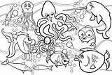 Coloring Pages Underwater Sea Life sketch template