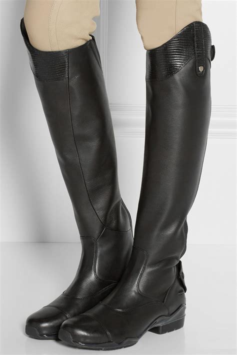 lyst ariat volant  leather riding boots  black