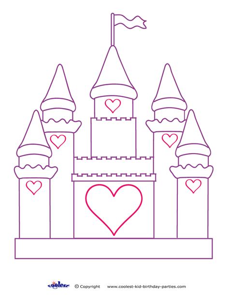 disney princess castle coloring pages viewing gallery
