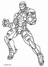 Iron Coloring Man Pages Printable Ironman Getcolorings sketch template
