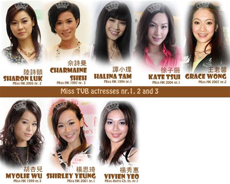 tvb stuffs miss tvb actresses nr 1 2 and 3 celebrity asian pinterest actresses and