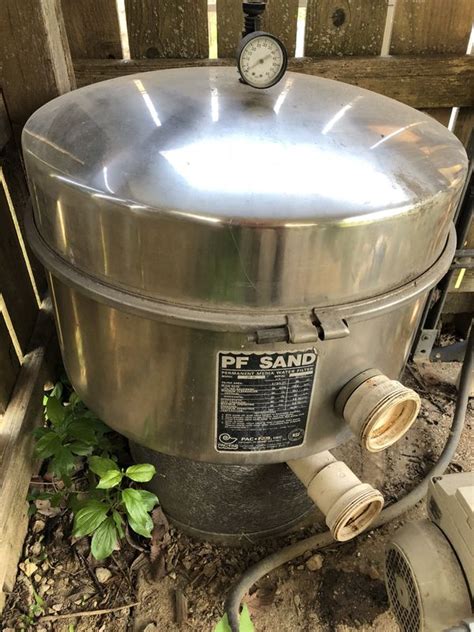 pac fab stainless steel sand filter pf   pools  sale  burr ridge il offerup
